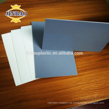Jinbao Hersteller weiß grau Elfenbein 1/4 &#39;&#39; 1/8 &#39;&#39; extrudieren starren PVC